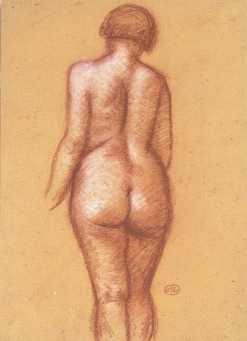 Aristide Maillol Back view of a Nude