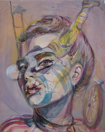 francesca lowe logistics oil on canvas 30x24cm 2010