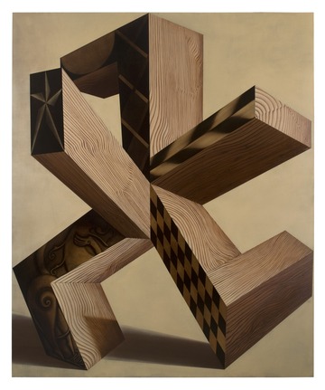 dale adcock untitled erect 200 oil on linen 1 0x230cm