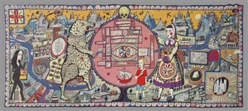Grayson Perry Map of Truths and Beliefs 2011